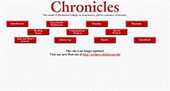 Desktop Screenshot of chronicles.dickinson.edu