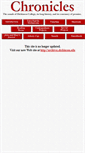 Mobile Screenshot of chronicles.dickinson.edu